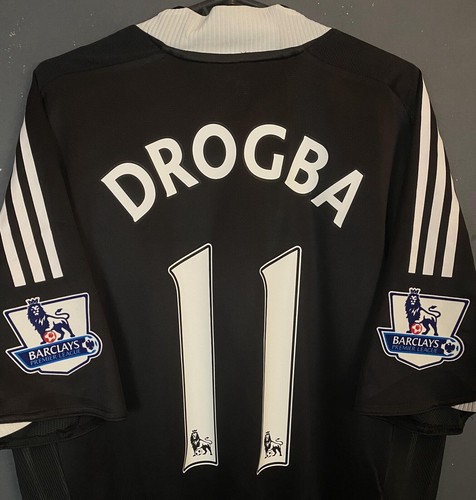 MATCH WORN DROGBA MENS FC CHELSEA 2008/2009 FOOTBALL SOCCER SHIRT JERSEY SIZE XL - Picture 4 of 12