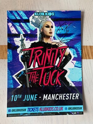 Rupaul s Drag Race Trinity The Tuck Manchester Tour 7 x 5 Hochglanz Foto signiert