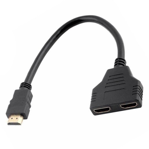 Video Splitter Male to Dual Female Video Adapter for Dual Monitor LCD LED TV - Afbeelding 8 van 12