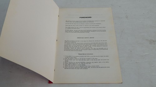 MAZDA E2000 EMISSION CONTROL SYSTEM SCHEDULED MAINTENANCE BOOK ORIGINAL GENUINE - Picture 2 of 5