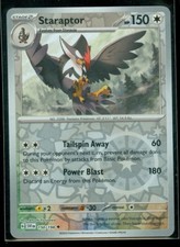 Pokemon STARAPTOR 150/198 Scarlet & Violet Rev Holo - - MINT