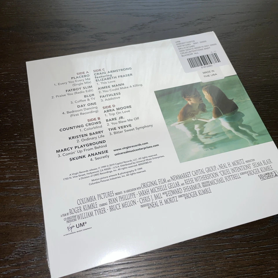 CRUEL INTENTIONS VINYL NEW LIMITED PINK LP! BITTER SWEET SYMPHONY COUNTING CROWS - Image 3 of 3