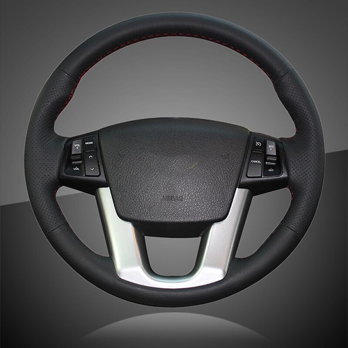 Cubierta interior cosida a mano del volante del coche para Kia Sorento 2009-2014 k7 - Imagen 1 de 10