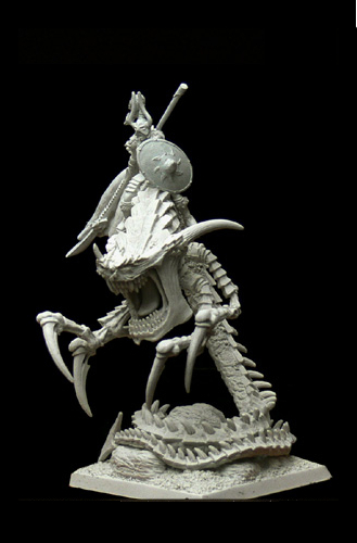 Female Norseman Champion on Hellsnake Demon RPG FOE RARE LE 28mm Mini Female Norseman Champion on Hellsnake Demon RPG FOE RARE LE 28mm Mini