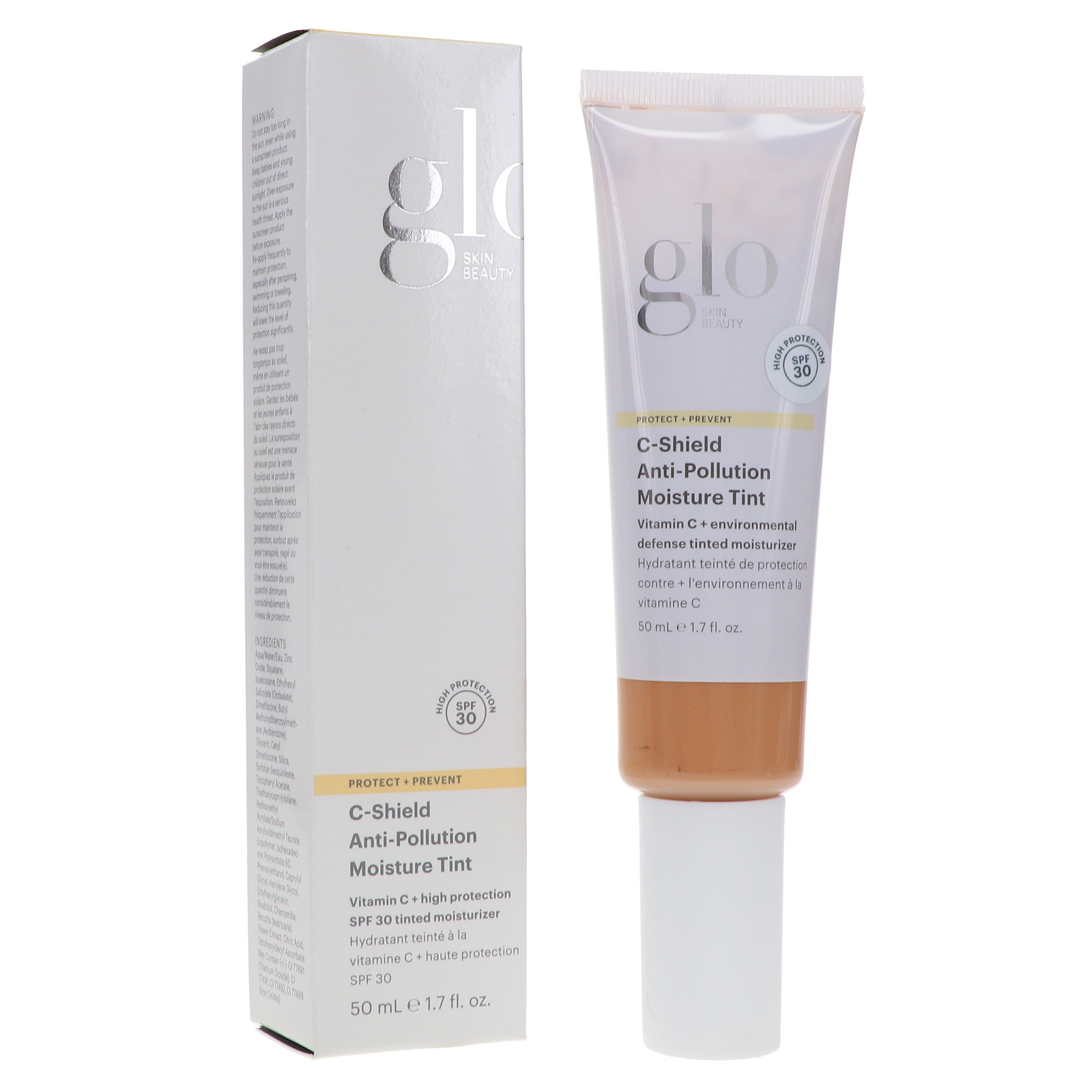 Увлажняющий тинт Glo Skin Beauty C-Shield для защиты от загрязнения, 5 Вт, 1,7 унции