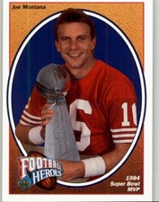 1991 Upper Deck Joe Montana Football Heroes: Joe Montana #3 San Francisco 49ers
