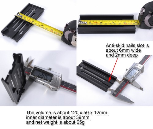 Adapter for Arca-Swiss Fit Quick Release Plate Manfrotto Gitzo Tripod Head Clamp - Picture 4 of 12