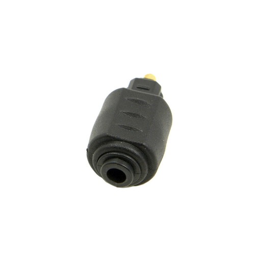 Black Optical Audio Adapter 3.5mm Female Jack Plug to Digital Toslink Male Tool - Picture 6 of 9