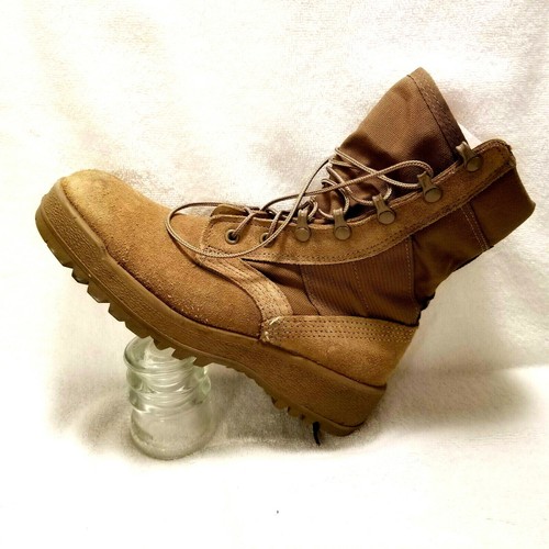 McRae Mens Military Boots sz 5.5 R coyote brown Hot Weather 243 87 - Picture 4 of 8