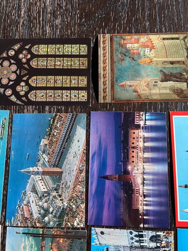 Vtg Italian Postcard Collection Venice & Florence Landmarks Lot of 23 1988 - Picture 5 of 18
