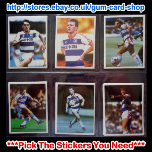 DAILY MIRROR 1986-87 STICK WITH SOCCER (QUEENS PARK RANGERS) *SELECT STICKERS* - Picture 1 of 1
