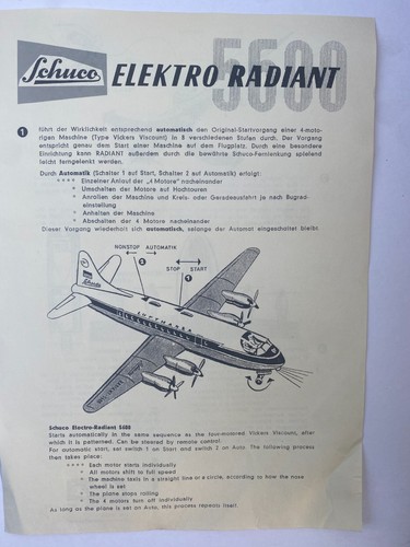 SCHUCO ELEKTRO RADIANT 5600 LUFTHANSA - Replica Aircraft - Edition of 1000 - Picture 3 of 14