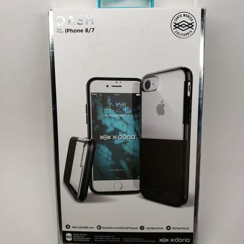 Dash X-Doria for iPhone 8 / 7 - Black Leather NEW IN BOX - Picture 9 of 9