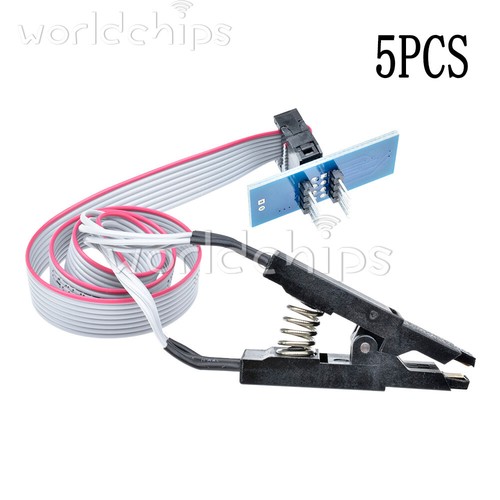 SOIC8 SOP8 Flash Chip IC Clips de Prueba Adaptador de Enchufe BIOS/24/25/93 Programador EE. UU. - Imagen 19 de 22
