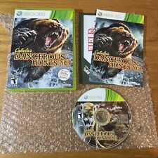 Cabela's Dangerous Hunts 2013 (Microsoft Xbox 360, 2012) Complete CIB Tested