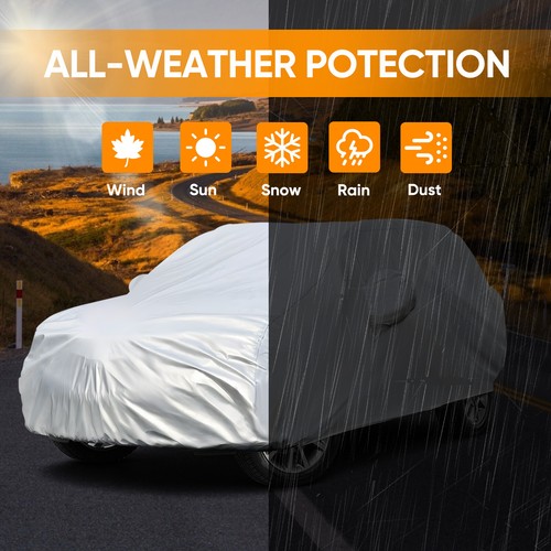 Waterproof Full SUV Car Cover Outdoor Storage For Land Rover Range Rover Evoque - Picture 3 of 12