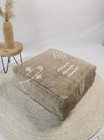 Marokkanischer Pouf, Beni Ourain Bodenkissen, geometrische Muster, Boho Sitzkiss
