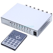 New 4CH Mini Color CCTV Video Quad Processor Splitter Security for CCTV Camera