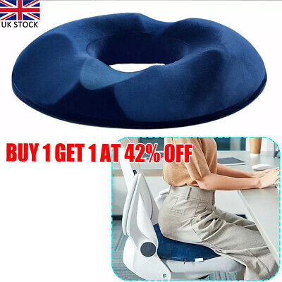 Coccyx Pain Relief Memory Foam Comfort Donut Ring Chair Seat