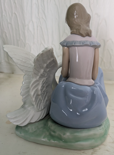 NAO by Lladro Decorative Figurine Girl sitting with Swan 19 cm high - Picture 3 of 9