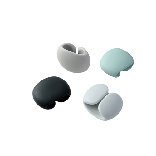 4 Pcs Datenkabelsortierende Schnalle Magnetkabelhalter Magnetischer Kabelclip - Afbeelding 3 van 11