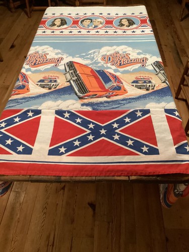 Pair (2) 1982 Dukes of Hazzard vintage TWIN? Bedspreads 72” X 106” Vintage - Picture 2 of 12