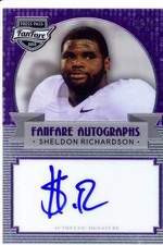 sheldon richardson rc rookie draft auto autograph missouri mizzou college #/20
