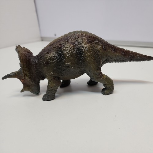Figura de dinosaurio de juguete Schleich Alemania Triceratops 1993 de colección 8 1/4" L - 11,1 OZ - Imagen 3 de 17