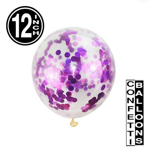 30 Pack Confetti Balloons Latex 12" Decorations Helium Birthday Party Wedding - Picture 9 of 13