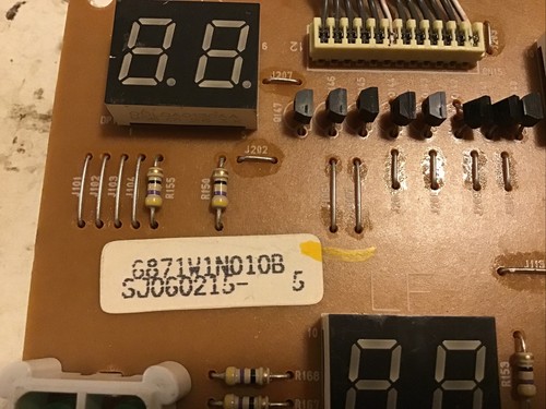 LG RANGE PCB ASSEMBLY 6871W1N010B. #73 - Bild 2 von 3