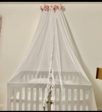 Elegant Crib Canopy   Gently Used