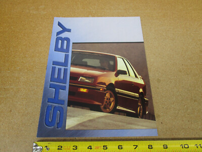 1989 Dodge Shelby Dakota pickup CSX car sales brochure 12pg ORIGINAL literature