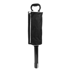 Black-Zipper-Golf-Ball-Practice-Pick-Up-Retriever-Shag-Bag-Holds-50-Balls
