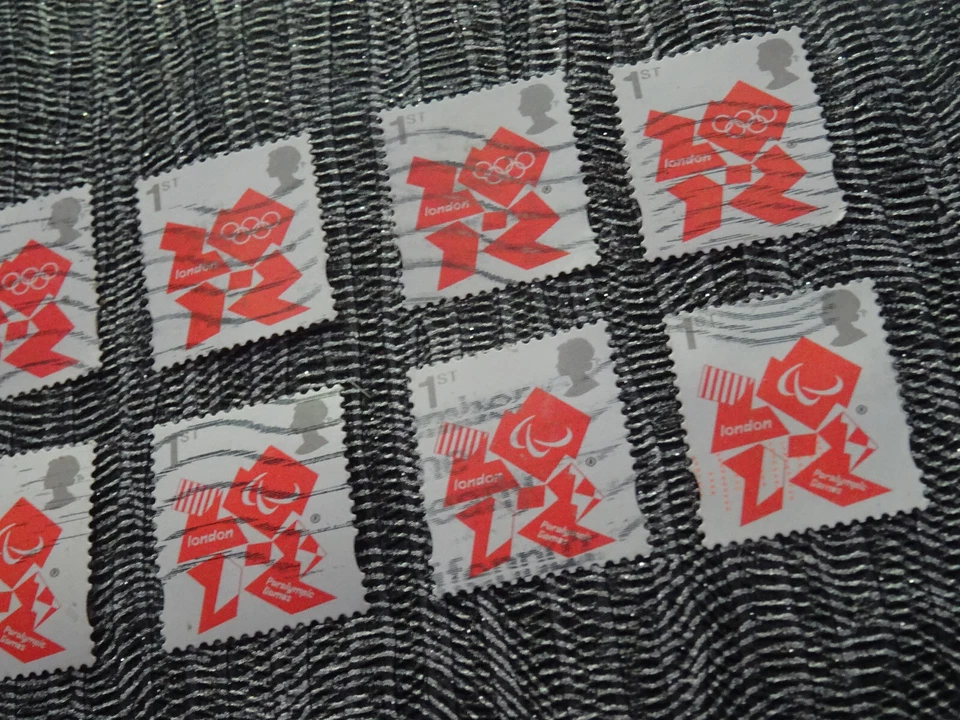 Stamps London 2012 Olympics + Paralympics GB 10 x used first class MB10 SG3251 - Image 3 of 4