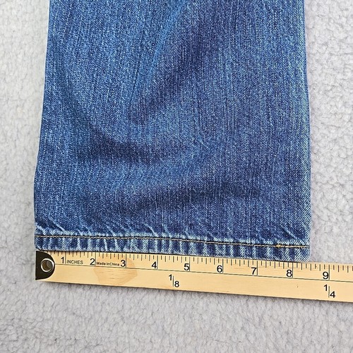 Old Navy Elastic Waist Jeans Boys Size 18 Husky 28x30 Blue 100% Cotton Straight - Picture 16 of 17