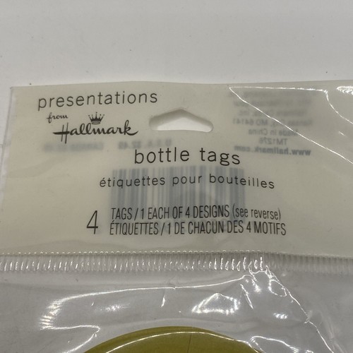 9 Packages Hallmark Wine Bottle Gift Tags 36 Tags Total Sealed - Picture 6 of 6