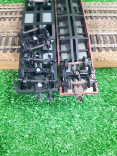 (2) Coche plano de alta resistencia Athearn 1302 HO Erie mejorado/coche plano Milwaukee 50' - Imagen 8 de 11