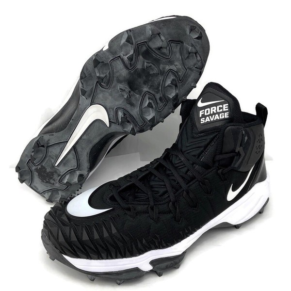 Nike Force Savage Pro Shark Lineman Football Cleats Black 923306-010 Men Sz 14w for sale online