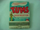 Sportsmen Always Carry Tums For The Tummy Canvasback Duck  Advertising Matchbook