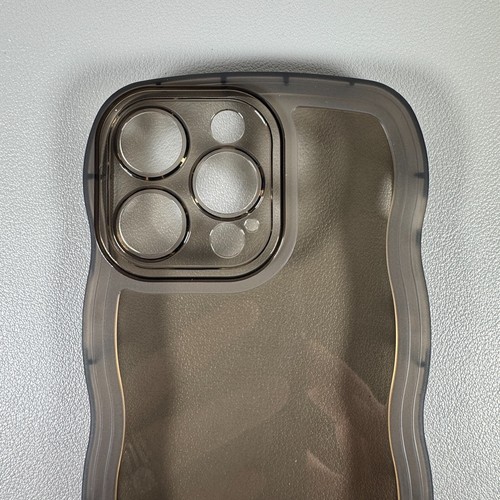 Case for iPhone 14 Pro Max - Frosted Black | Wavy Edges | Slim Contoured Grip - Picture 13 of 14