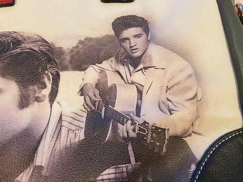 V. RARE: Elvis Designer Handbag 'Burning Love' BRADFORD EXCHANGE **AS NEW** - Picture 3 of 8