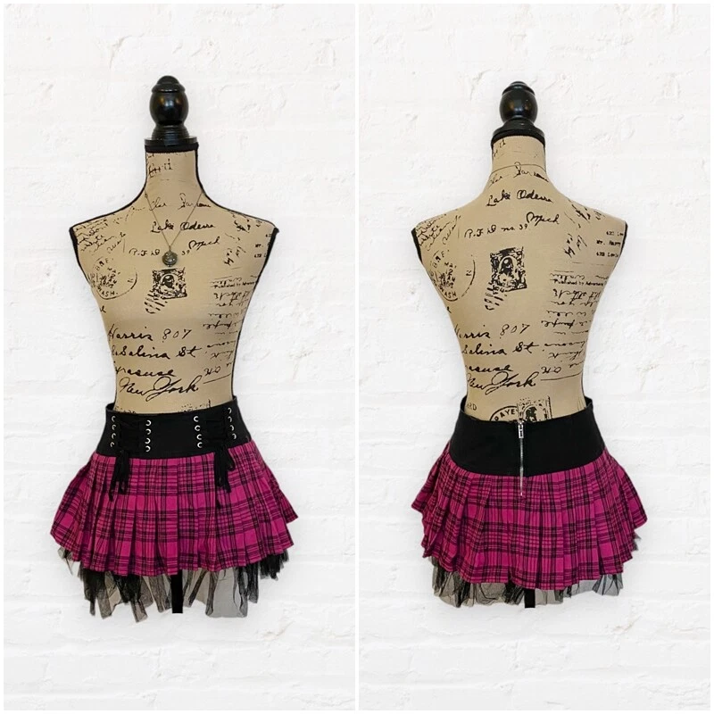 Kira Yukimura's Royal Bones Plisado Mini Talla M Falda Adolescente Lobo Foto 3 de 4