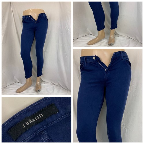 J Brand Jeans Sz 27 Blue Skinny Cotton 