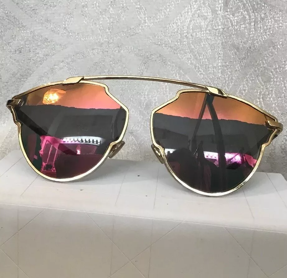 Dior so real sunglasses rose gold cheap