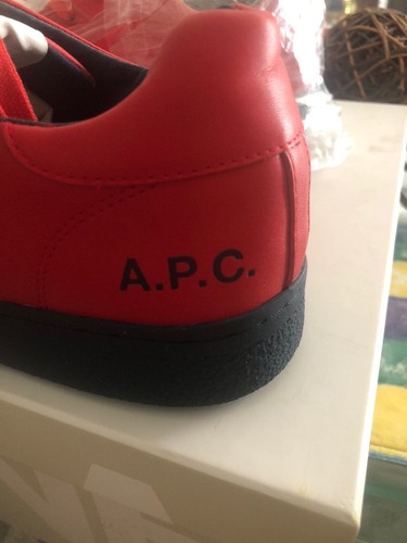 NEW!A.P.C X Kid Cudi Tennis Minimal ROUGE Brand New! Size 12US - Picture 2 of 10
