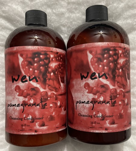 Wen Pomegranate Cleansing Conditioner 16oz Bottles 2 Pack Chaz Dean New Sealed - Picture 7 of 13