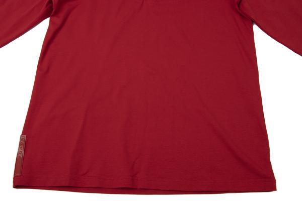 PRADA SPORT Cotton Stretch Half Zip Long Sleeve T Shirt Size PRADA SPORT Cotton Stretch Half Zip Long Sleeve T Shirt Size