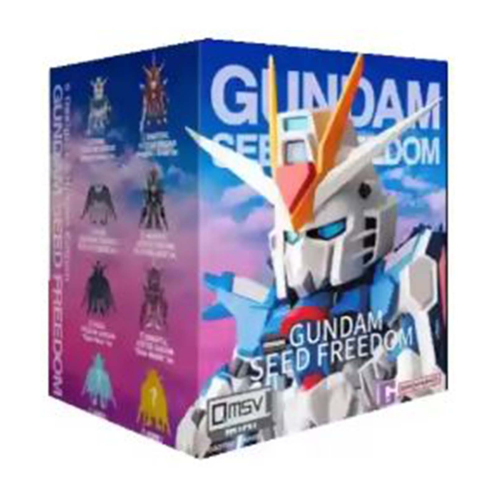 Мобильный костюм Bandai Gundam Seed Freedom QMSV Mini Single Blind Box Фигурка НОВАЯ