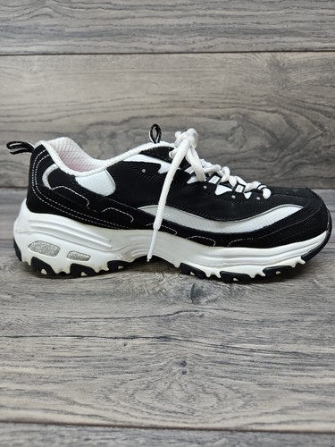 Skechers D Lites Biggest Fan 11930EW schwarze Damen-Freizeitschuhe Turnschuhe Größe 7,5 - Bild 13 von 18