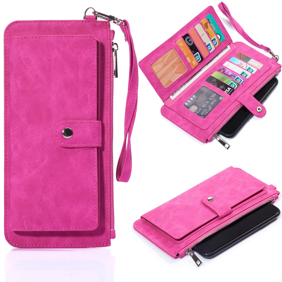 Cell Phone Carrying Pouch Wallets Case cover for iPhone 6s/7/8 Plus XS XR 11 12 - Image 3 of 4